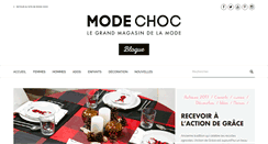 Desktop Screenshot of blogue.modechoc.ca