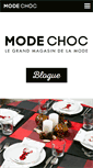 Mobile Screenshot of blogue.modechoc.ca